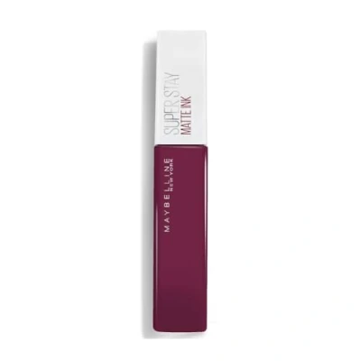 Image of Maybelline Superstay Matte Ink Longlasting Liquid, Plum Purple Lipstick, Up to 12 Hour Wear, Non Drying, 40 Believer