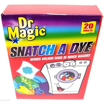 Image of Dr Magic Dye Catcher, Linen, Red, 17.2 x 13.2 4.8 cm