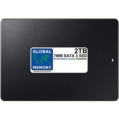 Image of GLOBAL MEMORY 2TB 7MM 2.5&quot; SATA 3 SOLID STATE DRIVE (SSD) FOR MAC MINI/MAC MINI SERVER (2011 2012 2014)