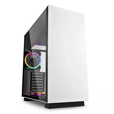 Image of Sharkoon Pure Steel White PC Case, RGB