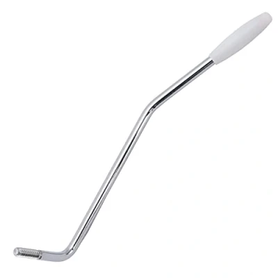 Image of Musiclily Pro UNF #10 32 Steel Thread Tremolo Arm 4.8mm Whammy Bar for USA Fender Strat Style Electric Guitar, Chrome with Tip