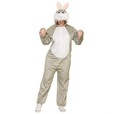 Image of Deluxe Adult Animal Bunny Rabbit Costume Onesie One Size