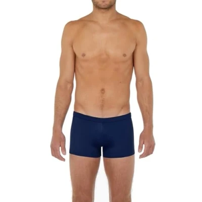 Image of HOM Men&#039;s Boxer de bain SEA Life Swim Trunks, Marine, S