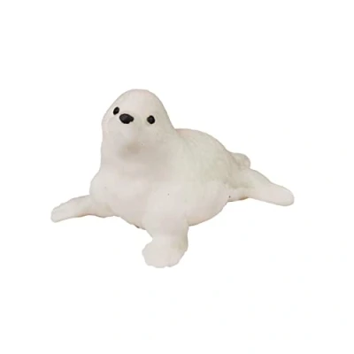 Image of Rep Pals Baby Seal, stretchy Toy from Deluxebase. Super animal replicas that feel real, great for kids
