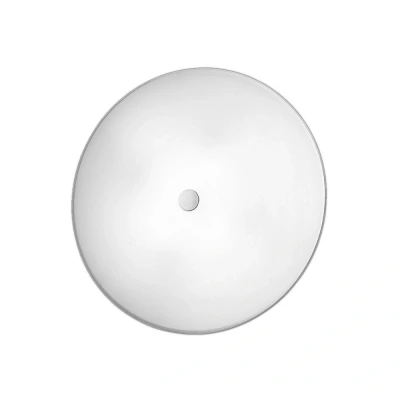 Image of Centro Designer Glass Simple Flush Ceiling Light Polished Chrome, 4x E27