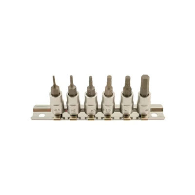 Image of Laser 5682 Hex Socket Bit Set 1/4&quot;D 6pc
