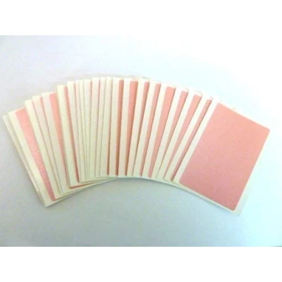 Image of 30 Labels, 75x50mm Rectangle, Pink, Colour Code Stickers, Self Adhesive Sticky Coloured Labels