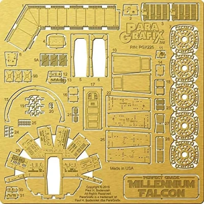 Image of Perfect Grade Millennium Falcon Photoetch Set 1/72 scale (PGX225)