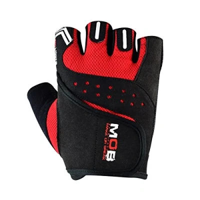 Image of MOB Xtra Durable Training Gym Glove, Finger Less Gloves for Weight Lifting, Cross Training, Calisthenics, Cycling and Other Sports (X Large)