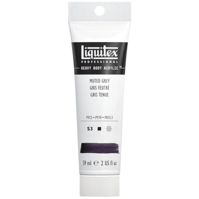 Image of Liquitex Special Release Collection, Heavy Body Acrylic Paint, Muted Grey, 59 ml (Pack of 1)