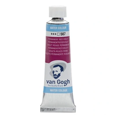 Image of Van Gogh Watercolour 10 ml Tube Permanent Red Violet Series 1
