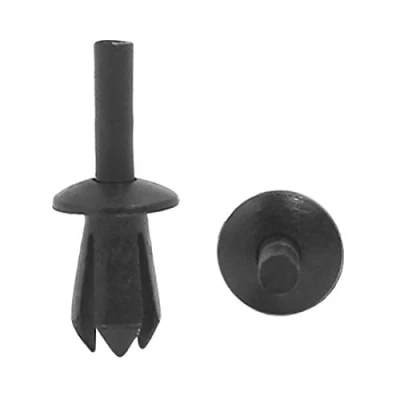 Image of sourcingmap 10pcs 5mm Plastic Rivet Engine Trim Fastener Panel Retainer Clips