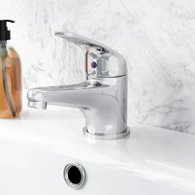 Image of Basin Sink Tap Chrome Mono Mixer Single Lever Handle (Basin Mono)