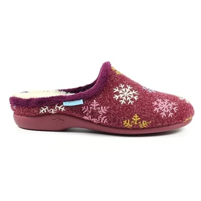 Image of Ladies Juniper Burgundy Mule Slipper 4