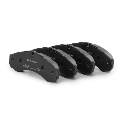 Image of 2996535 Brake pad set BREMBO P A6 017 prepared for wear indicator without accessories IVECO: Daily 6 Pritsche/Fahrgestell,