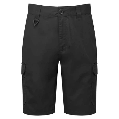 Image of Premier Mens Cargo Shorts (Black) Size Medium