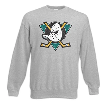 Image of Urban Backwoods Ducks Hockey Sweatshirt Pullover Sweater Sizes S 3XL