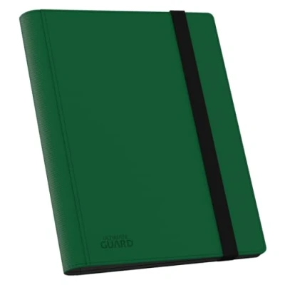 Image of Ultimate Guard UGD010206 Flexxfolio 360 18 Pocket XenoSkin Card Album, Green