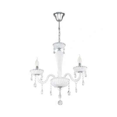 Image of EGLO 39112 CARPENTO Chandelier in White