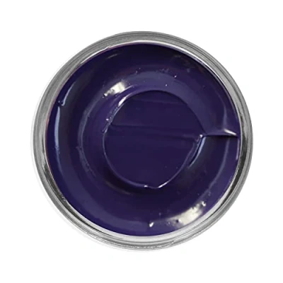 Image of Famaco Blue Violet cream polish 50ml. WITH APPLICATION BRUSH. Duluxe for leather goods &amp; shoes. Nourish and protect your using