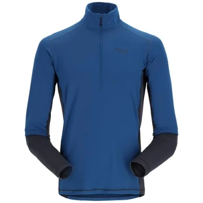 Image of Rab Men’s Conduit Pull On Lightweight Breathable Fleece for Trekking, Climbing, Skiing, &amp; Mountaineering Ink Medium