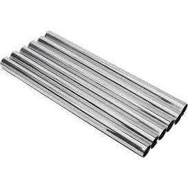 Image of E2trade Chrome 15mm Radiator Pipe Hole Collars Cover Radsnaps (Pack of 6 Sleeve)