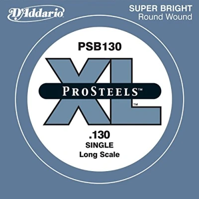 Image of D&#039;Addario .130 ProSteels Long Scale Single String for Bass Guitar