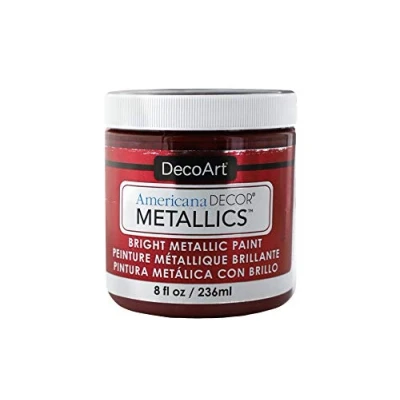 Image of DecoArt Americana Decor Metallic Paint 236ml (8oz) Garnet