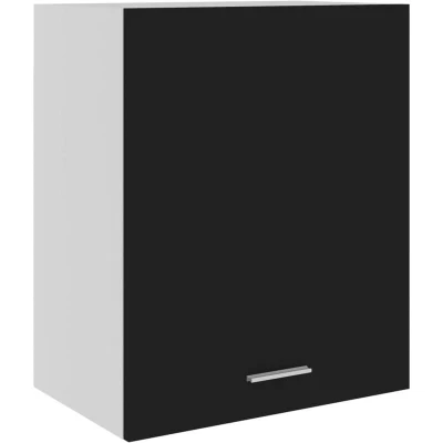 Image of vidaXL Kitchen Hanging Cabinet 50 x 31 60 cm Chipboard Black