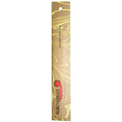 Image of Auroshikha Incense Joss Sticks 10 Gram Each Pack (Coconut Incense)