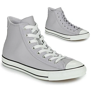 Image of Converse Chuck Taylor ALL STAR WIDE Unisex Hightop trainers, Size: 11.5, Barely grey/egret/classic grey Leather