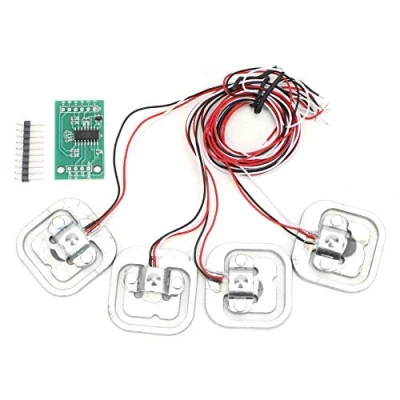 Image of July Summer Gifts Load Cell Set, HX711 Module + 4 Pcs Personal 50Kg Half bridge Strain Gauge Weighting Sensor Set