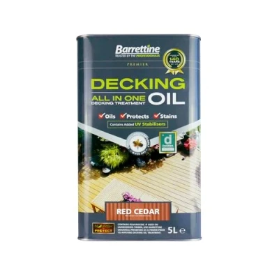 Image of Nourish &amp; Protect DORC005 Cedar Red 5 L Decking Oil