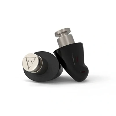 Image of Flare Earshade Pro Earplugs Block Sound Aerospace Titanium &amp; Super Soft Memory Foam Black