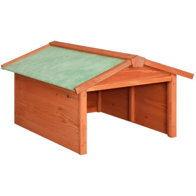Image of vidaXL Robotic Lawn Mower Garage 72x87x50 cm Solid Firwood