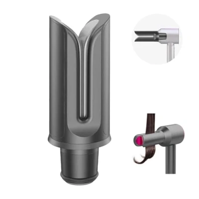 Image of Hair Straightener Attachment Nozzle for Dyson Supersonic Dryer HD15 HD08 HD01 HD02 HD03 HD04, Styling Plate Clip Straightening Tool Replacement