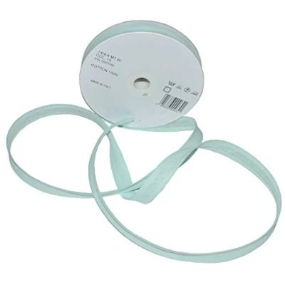 Image of Inastri 14/ 4/ 4 mm Cotton Bias Binding, Green (Mint) 15