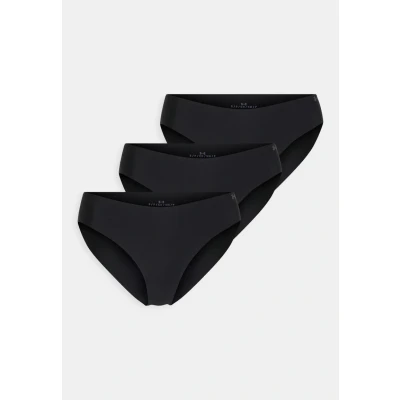 Image of Under Armour Underwear NO SHOW Solid 3 PACK Briefs, Women&#039;s, Size: Large, Black