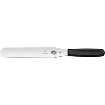 Image of Victorinox Swiss Classic, Spatula, Extra Sharp Blade, 20 cm, Robust Plastic Handle, Stainless Steel, Black