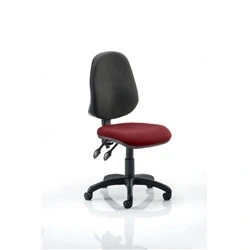 Image of Eclipse Plus II Lever Task Operator Chair Bespoke Colour Seat Ginseng Chilli