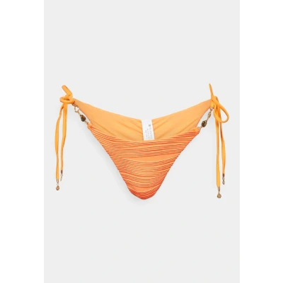 Image of Bluebella ORTA TIE SIDE Brief Bikini bottoms, Women&#039;s, Size: XL, Orange