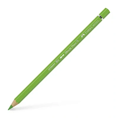 Image of Faber Castell Art &amp; Graphic Albrecht Dürer Watercolour Pencil, (166), Grass Green, For Art, Craft, Drawing, Sketching, Home, School, University, Colouring