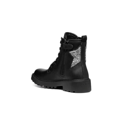 Image of Geox J CASEY GIRL girls&#039;s Children&#039;s Mid Boots in Black
