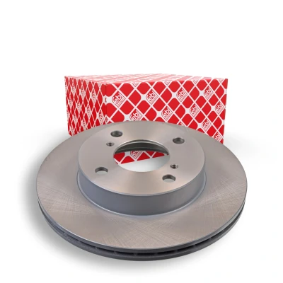 Image of 5531176A00 Brake disc FEBI BILSTEIN 170841 Front Axle 231mm 17mm 4 Hole 100mm internally vented Coated SUZUKI: Carry Van