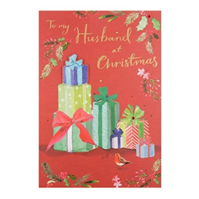 Image of Hallmark Medium Husband &quot;Loved By You&quot; Christmas Card