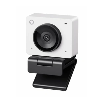 Image of OBSBOT Meet SE 1080P 100FPS Webcam for PC, AI Framing Streaming Camera with 1/2.8&quot; Sensor, Beauty Mode, Gesture Control, Staggered HDR, Web Desktop Computer, Laptop, Meeting. (Cloud White)