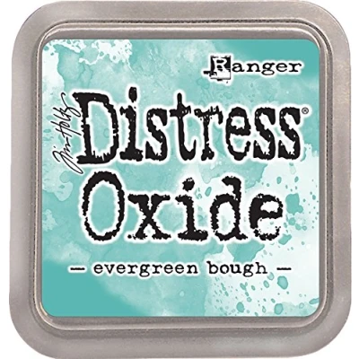 Image of Ranger Tim Holtz Distress Oxide Pad Evergreen Bough, Synthetic Material, Green, 7.5 x 1.9 cm