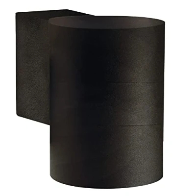 Image of Nordlux TIN Maxi Wall Mounted Light in Black Modern Outdoor Garden Decor Patio GU10 Down Waterproof IP54 12 x 6cm