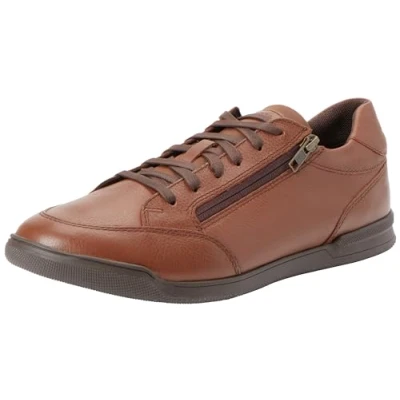 Image of Geox Men&#039;s U Cordusio D Sneaker, Lt Brown, 6 UK