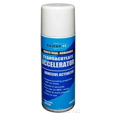 Image of (Pack of 10) Bond it Cyanoacrylate Accelerator Adhesive activator Super Glue 200ml